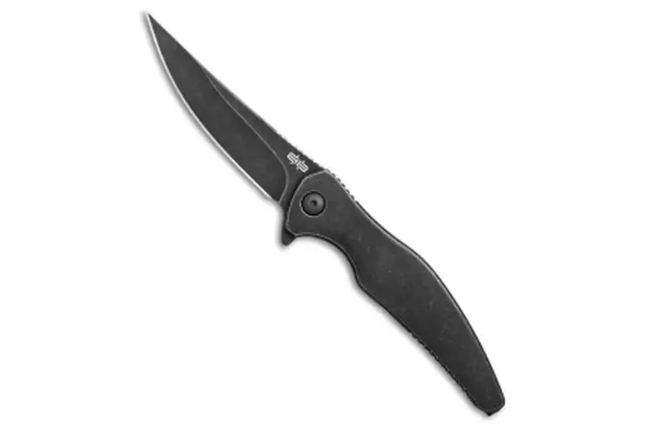 Brous Blades Sniper Flipper Frame Lock Knife 3.75 Acid Stonewash A0C08500